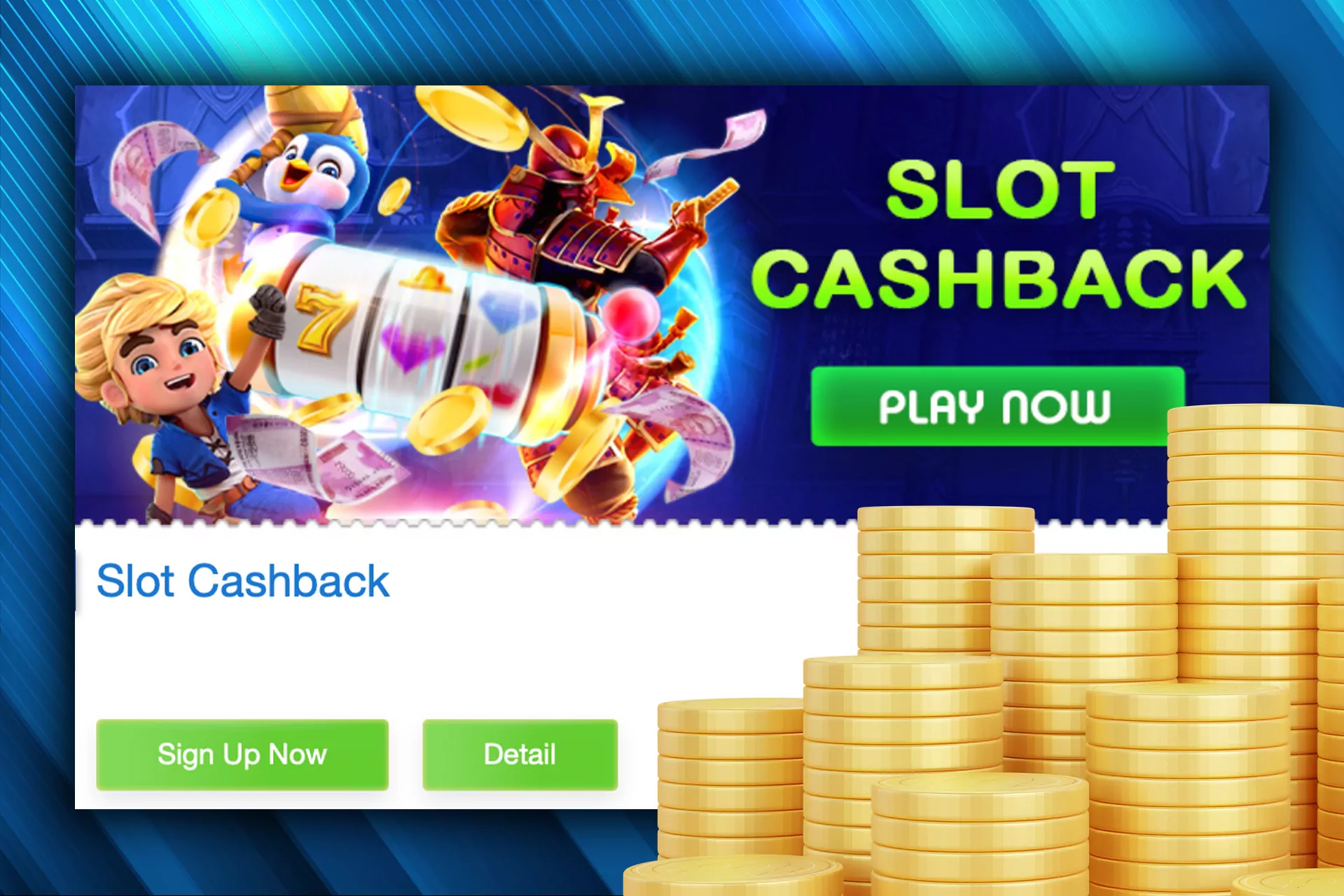 Get a cashback for playing in slots at Crickex.