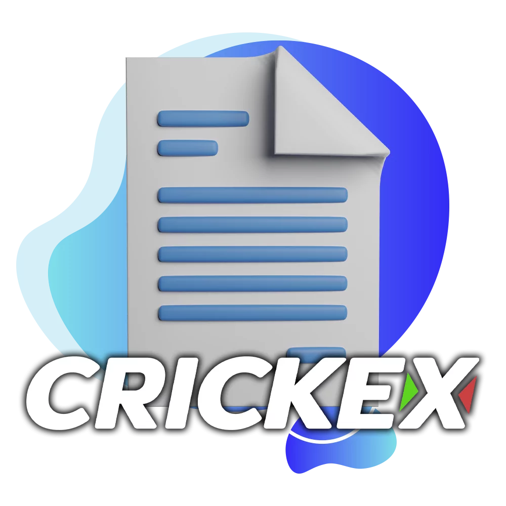 Learn more about the Crickex betting company and online casino.
