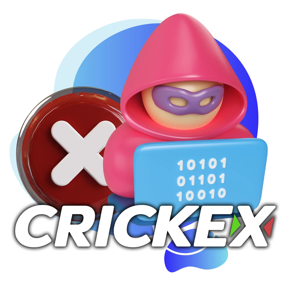 Crickex protects money and data of its bettors.